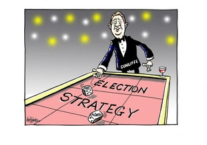 Hubbard, James, 1949- :Election strategy. 3 March 2014