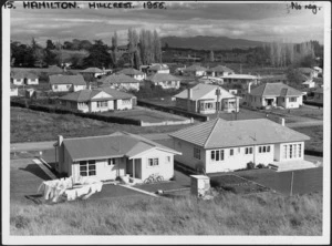 Houses in the suburb of Hillcrest, Hamilton - Photograph taken by Alan Sayers