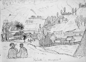 Crawford, James Coutts, 1817-1889 :Pipiriki - Whanganui R[iver] [25 Dec 1861]