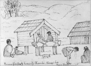 Crawford, James Coutts, 1817-1889 :Ranana (London) formerly Kaweka. Tangi Turoa. [24 Dec 1861]