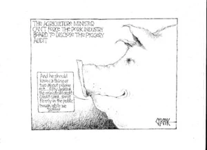 "And he should know a thing or two about pigging out... fifty grand on the ministerial credit card... snout firmly in the public trough while we suffer." 30 July 2010