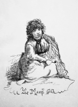 [Grace, Sheffield Hamilton] :The Maori girl [1860s?]