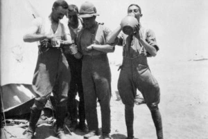 Four New Zealand soldiers, Sidi Bishr, Egypt