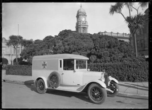 Waipawa Hospital Board ambulance, Wellington