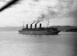 The ship Aquitania