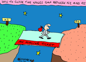 How to close the wages gap between NZ and Oz - an airline ticket. 29 July 2010