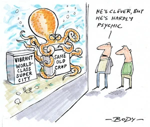"He's clever, but he's hardly psychic." 12 July 2010