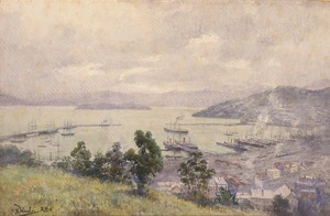Worsley, Charles Nathaniel, 1862-1923 :Lyttelton Harbour [Between 1901-1915]