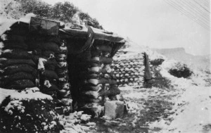 Dugouts at No 2 Outpost, Gallipoli, Turkey