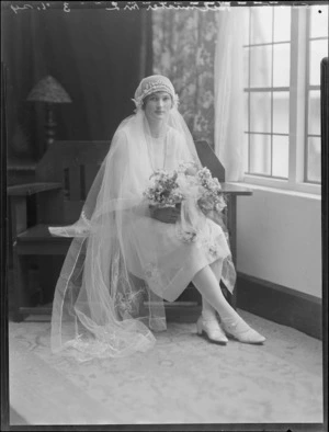 Mrs L Kilmister bridal portrait