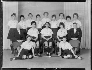 Wellington hockey representatives, ladies' team, Dunedin 1962