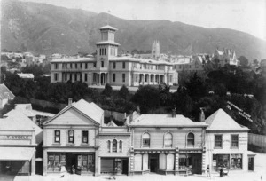 Government House and Lambton Quay, Wellington
