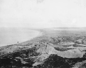 View looking north from Walker's Ridge, Gallipoli, Turkey