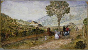 [Brees, Samuel Charles] 1810-1865 :Mr Brees' cottage, Wellington, New Zealand 1842