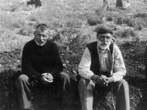 Murphy, J, fl 1945 : Two Cretan shepherds, Crete, Greece