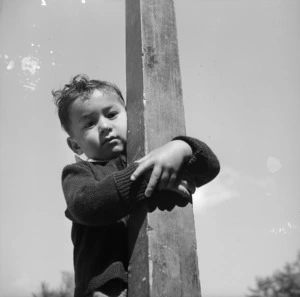 Unidentified Maori boy, Rotorua