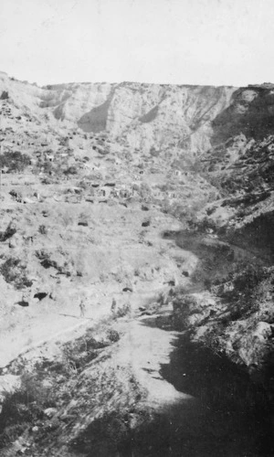 View of Reserve Gully, Gallipoli, Turkey