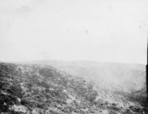 View of Sari Bair ridge from the southern side of Beauchop's Hill, Gallipoli, Turkey