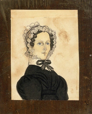 Artist unknown :[Portrait of Elizabeth, the wife of the Reverend Charles Pitman. 1830s-1850s].