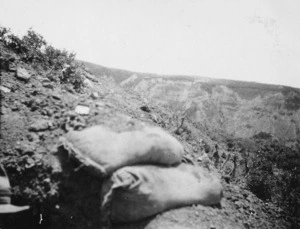 View from a trench or outpost, Gallipoli, Turkey