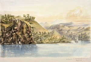 Bent, Thomas, 1833?-1887 :Entrance to Havanah Harbour, Vate. [1857-1858].