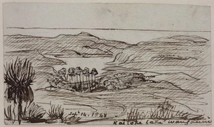 [Taylor, Richard], 1805-1873 :Kaitoke Lake, Wanganui. Sept. 14, 1848.