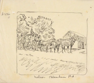 [Nairn, Francis Edward] 1819?-1910 :Nelson Blenheim Road [ca 1865]