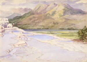 Barraud, Charles Decimus, 1822-1897 :Te Tarata from the upper basin. Jan. 17, 1874