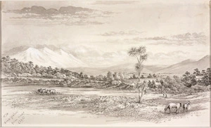 Good, Thomas, 1823-1907 :Ruapehu from near Oeo. [1885-1895].