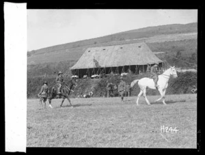 New Zealanders compete at the Anzac Horse Show, World War I