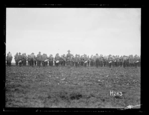 The New Zealand Band playing at the Anzac Horse Show, World War I
