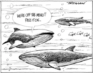 Tremain, Garrick, 1941- :Whales. 1 April 2014