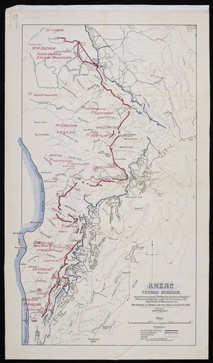 ANZAC trench diagram.