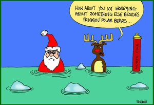 Ekers, Paul, 1961- :"How about you lot worrying about something else besides friggin' polar bears.." 17 December 2009