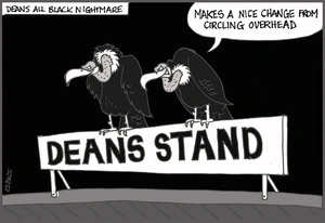 Ekers, Paul, 1961-: Dean's All Black nightmare. 3 August 2010
