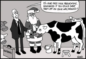 Ekers, Paul, 1961-:"It's our free milk programme..." 16 December 2011
