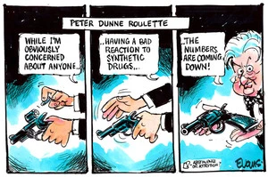 Evans, Malcolm Paul, 1945- :Peter Dunne Roulette. 6 April 2014