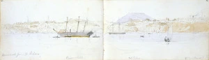 Williams, Edward Arthur, 1824-1898 :Auckland from the Falcon. [1864]