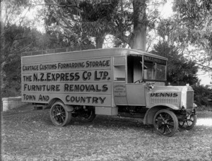 Removal truck of the N Z Express Co Ltd