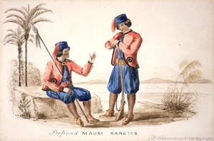 Alexander, James Edward (Sir) 1803-1885 :Proposed Maori Rangers / J. E. Alexander, Col., XIV Regt, 1861.