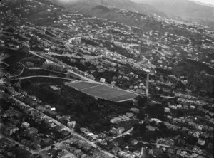 Aerial view of Kelburn, Wellington