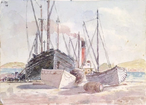 [Haylock, Arthur Lagden] 1860-1948 :At Evans Bay [1921?]