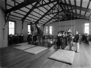 Gymnastics class