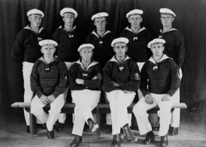 German crew from the ship Seeadler, internees on Somes Island