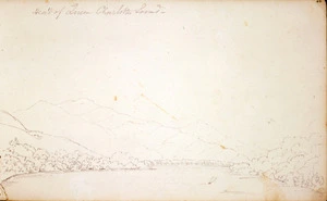 [Greenwood, John Danforth] 1803-1890 :Head of Queen Charlotte's Sound. 1847