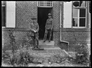 Two of the New Zealand Presbyterian chaplains serving in France, World War I