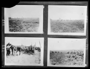 Four photographs taken in France during World War I