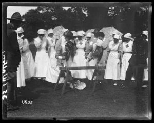 Nurses at Walton-on-Thames General Hospital, England, World War I