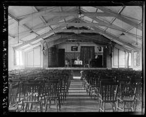 The YMCA concert hall in the grounds of Grey Towers, the New Zealand Convalescent Hospital in Hornchurch, England