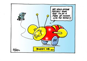 Hubbard, James, 1949- :Buzzy me... 12 April 2014